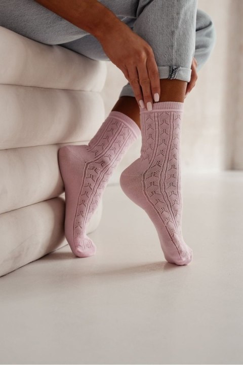 MILENA SKARPETKI DAMSKIE AŻUROWE 0989.007 MILENA SKARPETKI DAMSKIE AŻUROWE 0989.007