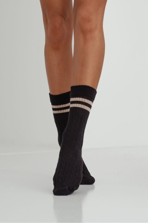 MILENA SKARPETKI DAMSKIE WARKOCZ Z PASKAMI 1542.001