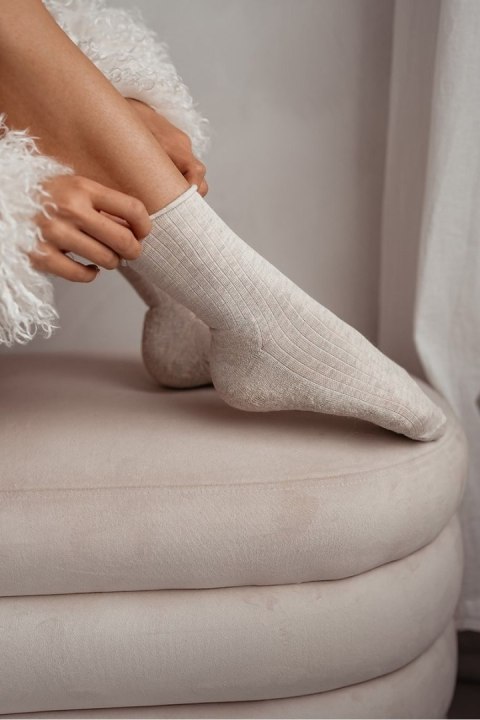 MILENA SKARPETY DAMSKIE „UNIQUE"BEZUCISKOWE GŁ.