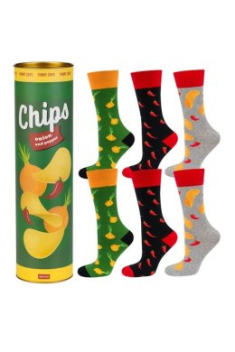 SOXO SKARPETY W TUBIE CHIPS DAMSKIE