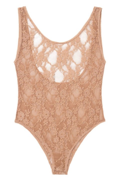 FIORE EMMA - BODY Z KORONKI NA SZEROKICH RAMIĄCZKACH FIORE EMMA - BODY Z KORONKI NA SZEROKICH RAMIĄCZKACH