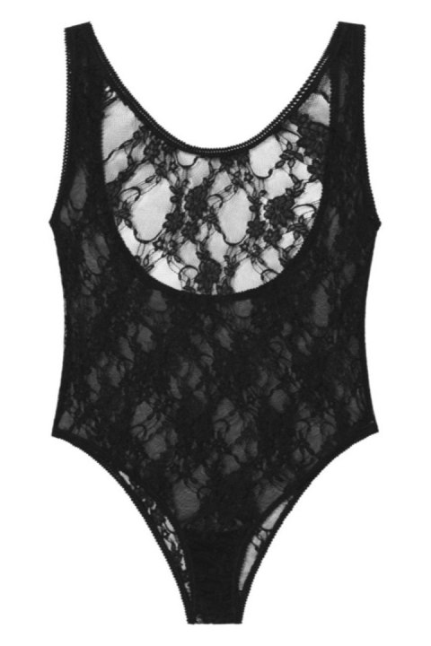 FIORE EMMA - BODY Z KORONKI NA SZEROKICH RAMIĄCZKACH FIORE EMMA - BODY Z KORONKI NA SZEROKICH RAMIĄCZKACH