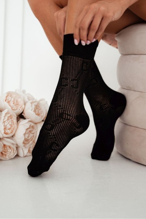 MILENA SKARPETKI DAMSKIE AŻUROWE CC 0989.005