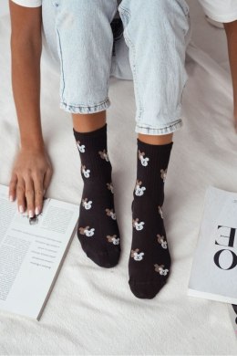 MILENA SKARPETKI DAMSKIE GŁOWY MISIA Z CIENIEM 0200.142