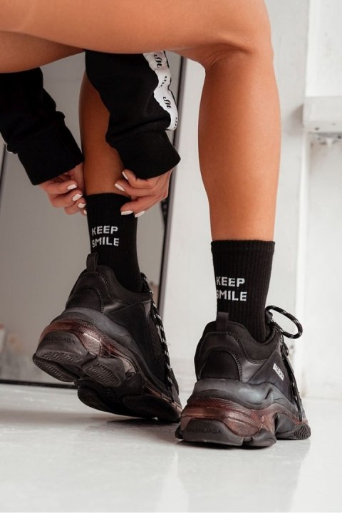 MILENA SKARPETKI DAMSKIE KEEP SMILE 0200.095 MILENA SKARPETKI DAMSKIE KEEP SMILE 0200.095