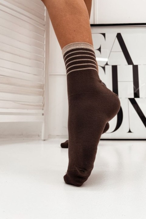 MILENA SKARPETKI DAMSKIE PASKI Z LUREXEM 0200.028 MILENA SKARPETKI DAMSKIE PASKI Z LUREXEM 0200.028