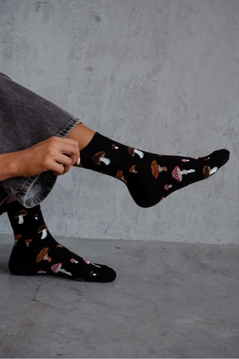 MILENA Skarpetki damskie Grzyby 0200.187