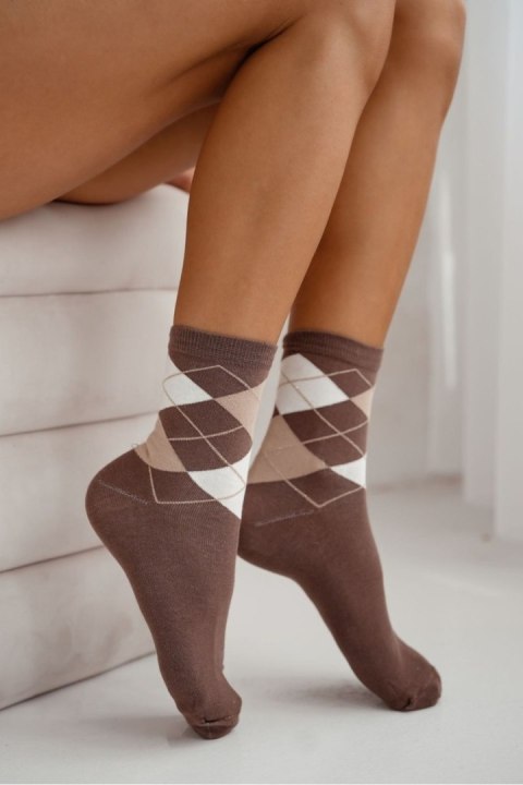 MILENA Skarpetki damskie Romby 0200.177 MILENA Skarpetki damskie Romby 0200.177