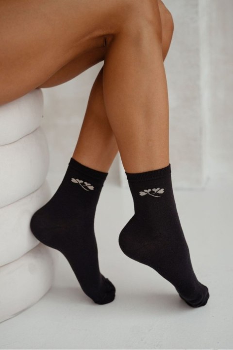 MILENA Skarpetki damskie drobny wzorek z lurexem 0200.178 MILENA Skarpetki damskie drobny wzorek z lurexem 0200.178