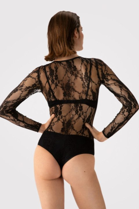 FIORE JILL - BODY KORONKOWE Z DŁUGIM RĘKAWEM FIORE JILL - BODY KORONKOWE Z DŁUGIM RĘKAWEM
