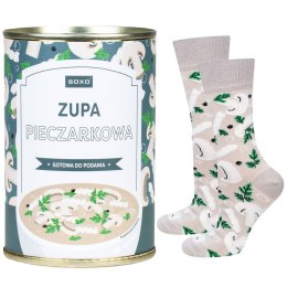 SOXO SKARPETY SOXO PIECZARKOWA W PUSZCE DAMSKIE