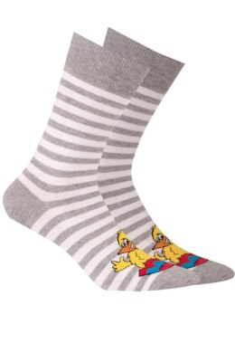 WOLA SKARPETKI WZOROWANE WIELKANOC U04.156