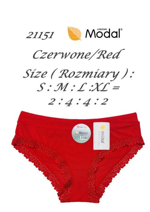 FIGI DCPOLO 21151 MODAL CZERWONY DCpolo FIGI DCPOLO 21151 MODAL CZERWONY DCpolo