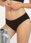 FIGI GATTA SEAMLESS COTTON BIKINI BLACK /L Gatta