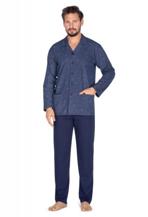 PIŻAMA REGINA MĘSKA 444 GRA /XXL Regina PIŻAMA REGINA MĘSKA 444 GRA /XXL Regina