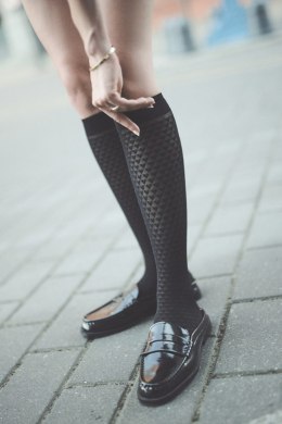 GABRIELLA Podkolanówki grube - wzr ANYA KNEE HIGHS