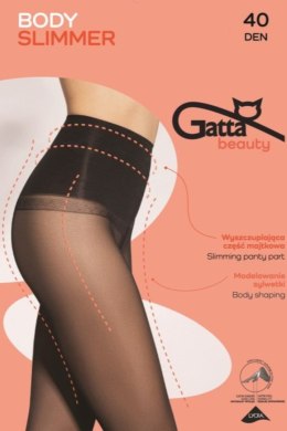 GATTA BODY SLIMMER - Rajstopy damskie wyszczuplające brzuch 40 DEN