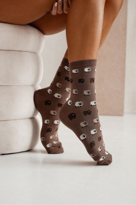 MILENA Skarpetki damskie Owieczki 0200.188 MILENA Skarpetki damskie Owieczki 0200.188