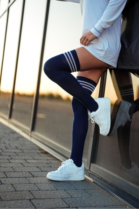 MILENA ZAKOLANÓWKI BAWEŁNIANE ZE ŚCIĄGACZEM W PASKI 0293.002 MILENA ZAKOLANÓWKI BAWEŁNIANE ZE ŚCIĄGACZEM W PASKI 0293.002