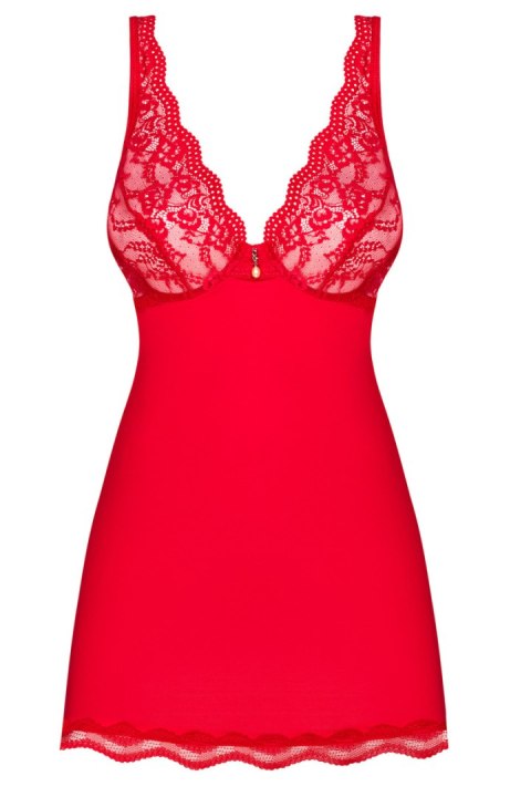 OBSESSIVE LUVAE BABYDOLL I STRINGI CZERWONA OBSESSIVE LUVAE BABYDOLL I STRINGI CZERWONA