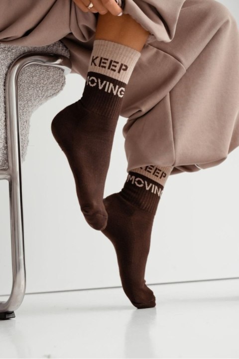 MILENA Skarpetki damskie półfrotte UNIQUE KEEP MOVING 0071.008