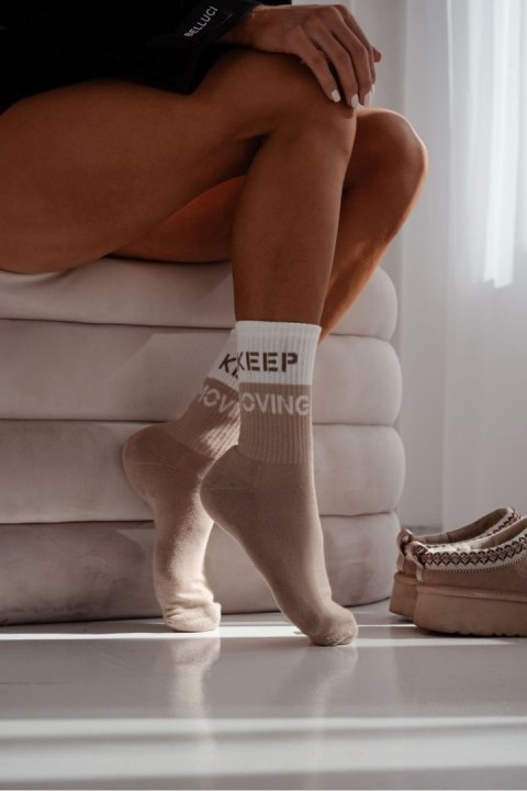 MILENA Skarpetki damskie półfrotte UNIQUE KEEP MOVING 0071.008