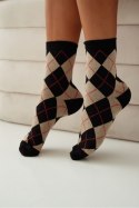 MILENA Skarpetki damskie w romby Vintage 0200.195 MILENA Skarpetki damskie w romby Vintage 0200.195
