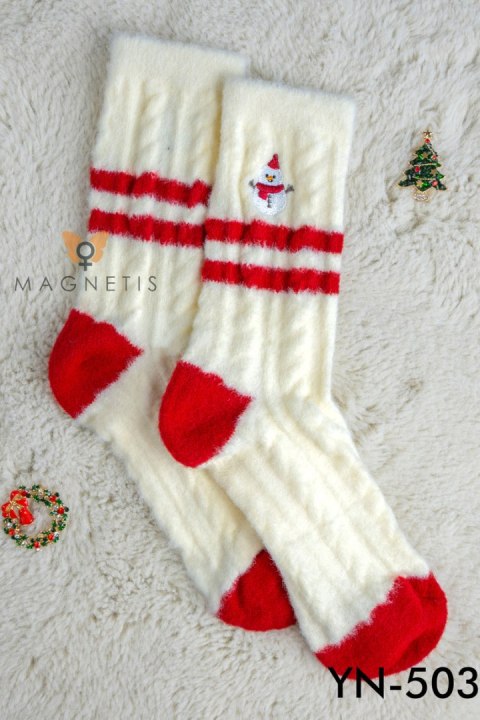 MAGNETIS SKARPETKA APLIKACJA YN-5034-BAŁWANEK MAGNETIS SKARPETKA APLIKACJA YN-5034-BAŁWANEK