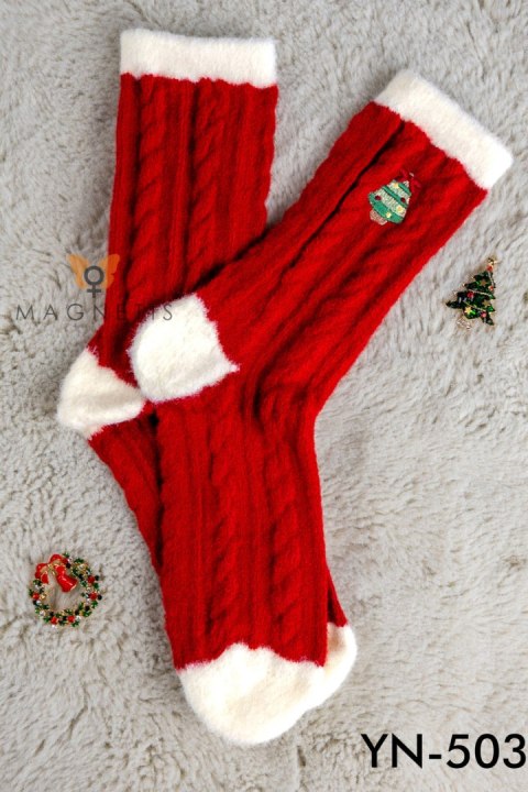 MAGNETIS SKARPETKA APLIKACJA YN-5034-CHOINKA MAGNETIS SKARPETKA APLIKACJA YN-5034-CHOINKA