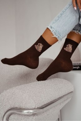 MILENA Skarpetki damskie Siedząca kapibara 0200.192