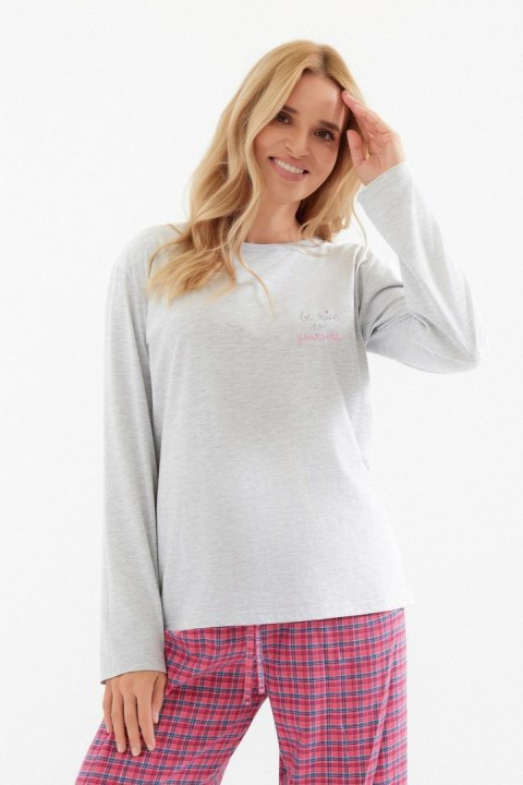 TARO 3512 PIŻAMA DAMSKA DŁUGA MADLEN S-XL