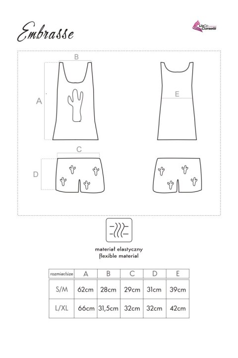 LivCo Corsetti Fashion Embrasse 0404 - S/M