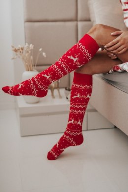 MILENA Podkolanówki damskie świąteczne 1269.001