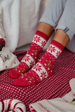 MILENA Skarpetki damskie świąteczne Ciastka 1283.040