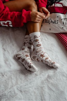 MILENA Skarpetki damskie świąteczne w Pierniki 1283.038