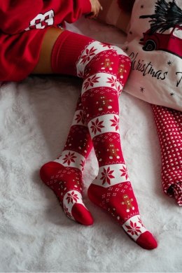 MILENA Zakolanówki Świąteczne z Ciastkami 1276.002