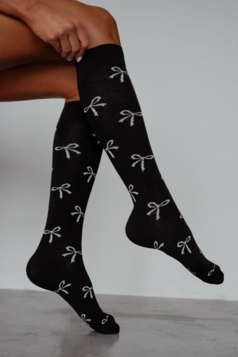 MILENA Podkolanówki damskie Kokardki 0248.016