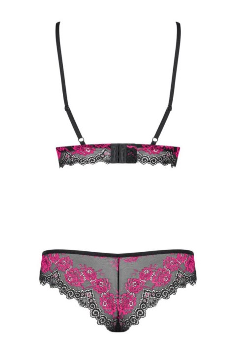 OBSESSIVE TULIA KOMPLET 2-CZĘŚCIOWY CZARNY