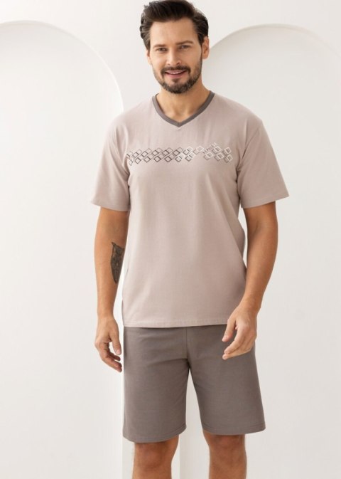 Regina PIŻAMA REGINA MĘSKA 503 BEŻ /L