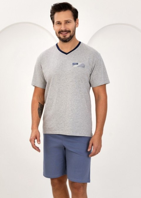 Regina PIŻAMA REGINA MĘSKA 504 J MELANGE /XL