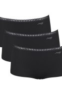 SLOGGI FIGI SLOGGI GO CRUSH SHORT 3PACK CZARNE