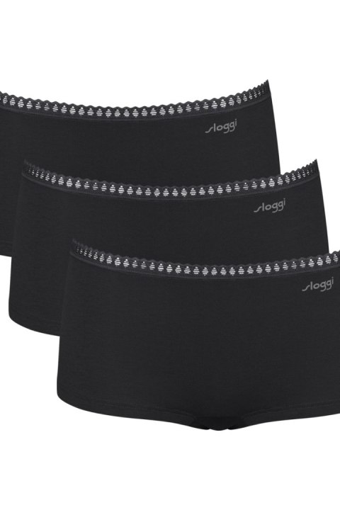 SLOGGI FIGI SLOGGI GO CRUSH SHORT 3PACK CZARNE
