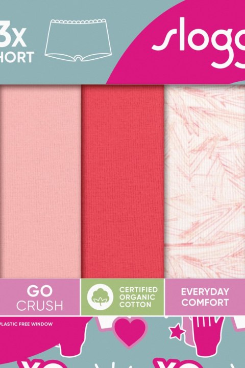 SLOGGI FIGI SLOGGI GO CRUSH SHORT 3PACK M005