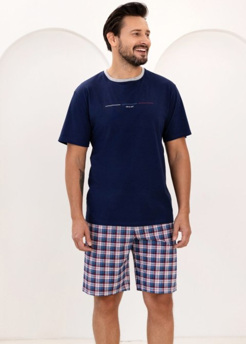 Regina PIŻAMA REGINA MĘSKA 502 GRANAT /XXL