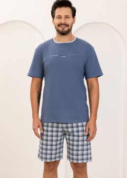 Regina PIŻAMA REGINA MĘSKA 502 NIEBIESKI /L