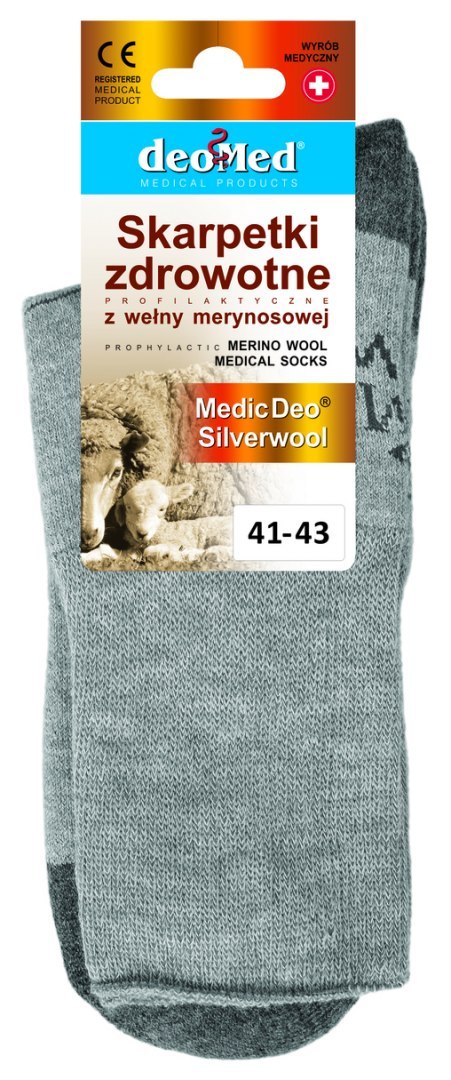 JJW DEOMED SKARPETKI MEDIC DEO SILVERWOOL