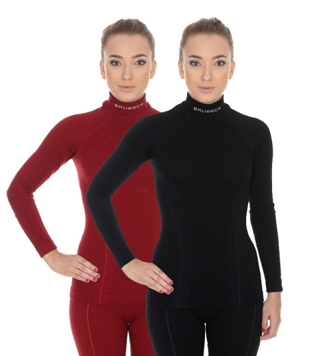 Brubeck Bluza damska Extreme Wool długi rękaw LS11930 Brubeck Bluza damska Extreme Wool długi rękaw LS11930