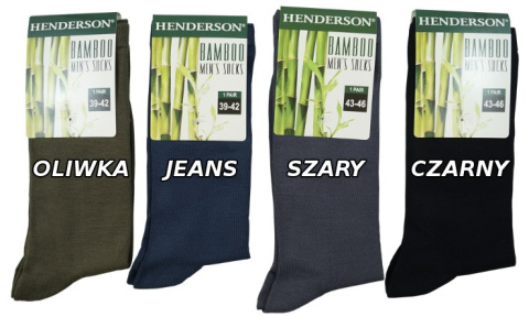 Henderson Bamboo skarpety męskie bambusowe 23569 Henderson Bamboo skarpety męskie bambusowe 23569