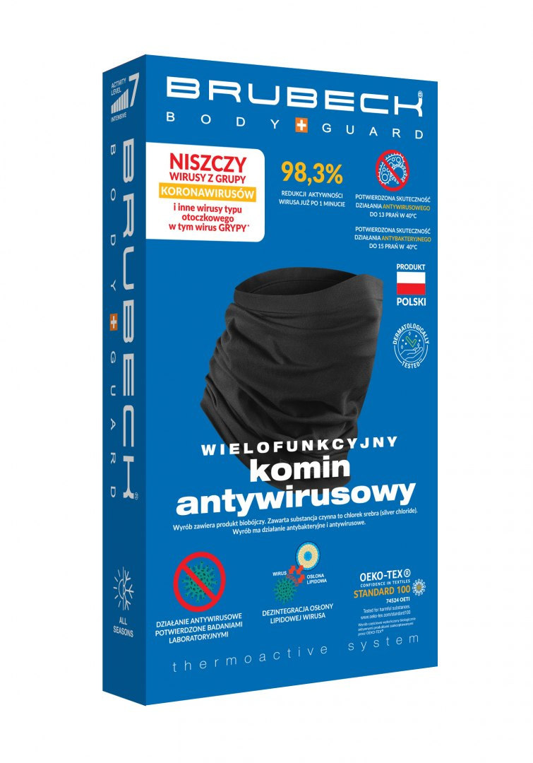 ANTYWIRUSOWY komin MASECZKA chusta BRUBECK KM10900 ANTYWIRUSOWY komin MASECZKA chusta BRUBECK KM10900