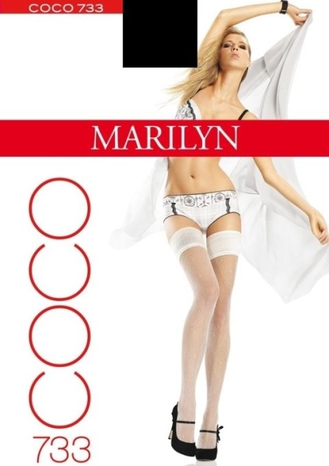 POŃCZOCHY MARILYN COCO 733 20 3/4 niebieski Marilyn POŃCZOCHY MARILYN COCO 733 20 3/4 niebieski Marilyn